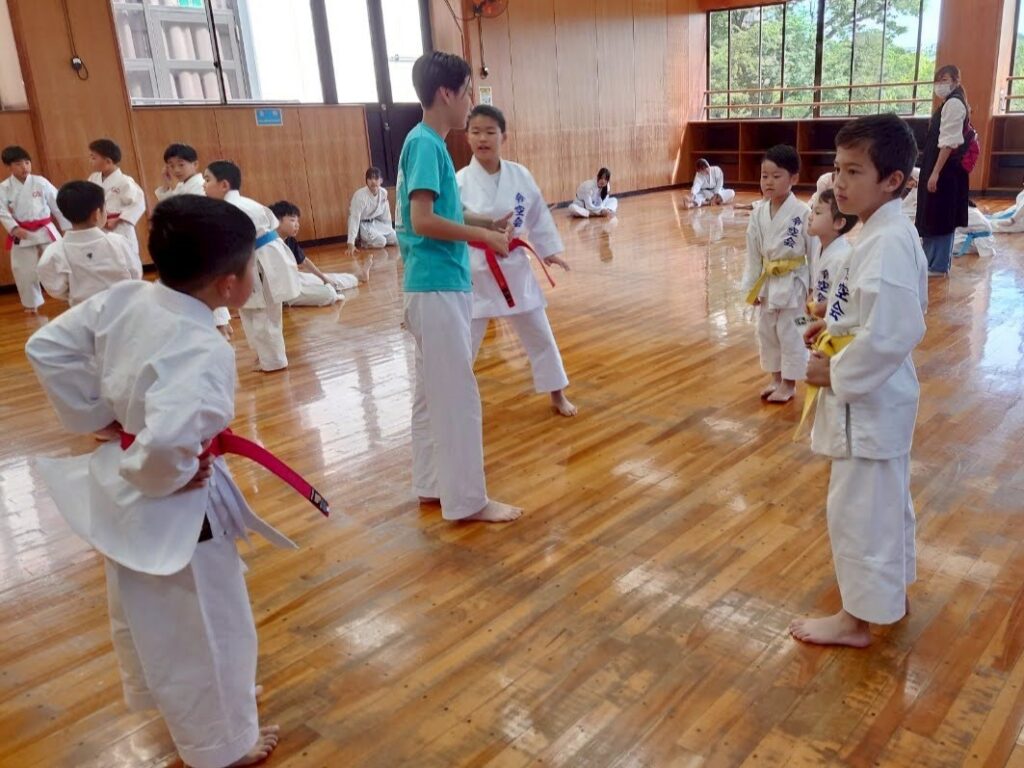 頼りになる中学生道場生